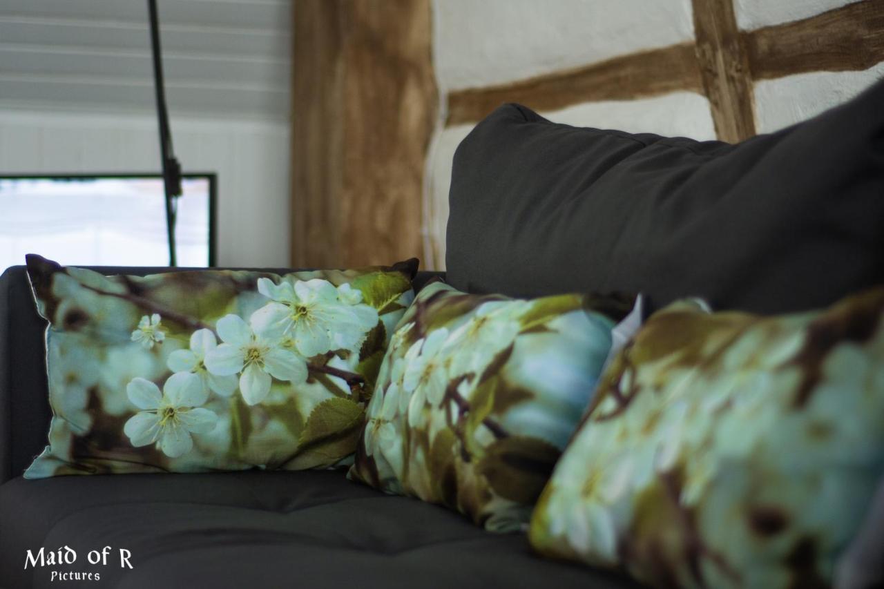 Hof Vierzehnender Im Hohen Venn - 70Qm Fachwerk-Studio - Grosses Wohn-Schlafzimmer Mit Dachterrasse Und Kaminofen - Separate Kueche - Perfekt Fuer Paare - Monschau - Eifel - Hunde Willkommen - Islandpferde Eksteriør billede