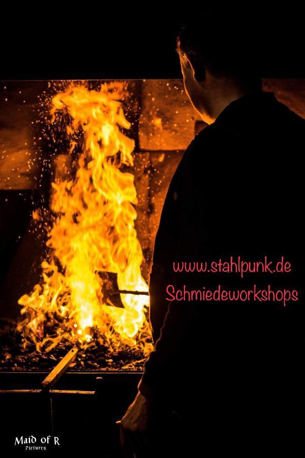 Hof Vierzehnender Im Hohen Venn - 70Qm Fachwerk-Studio - Grosses Wohn-Schlafzimmer Mit Dachterrasse Und Kaminofen - Separate Kueche - Perfekt Fuer Paare - Monschau - Eifel - Hunde Willkommen - Islandpferde Eksteriør billede