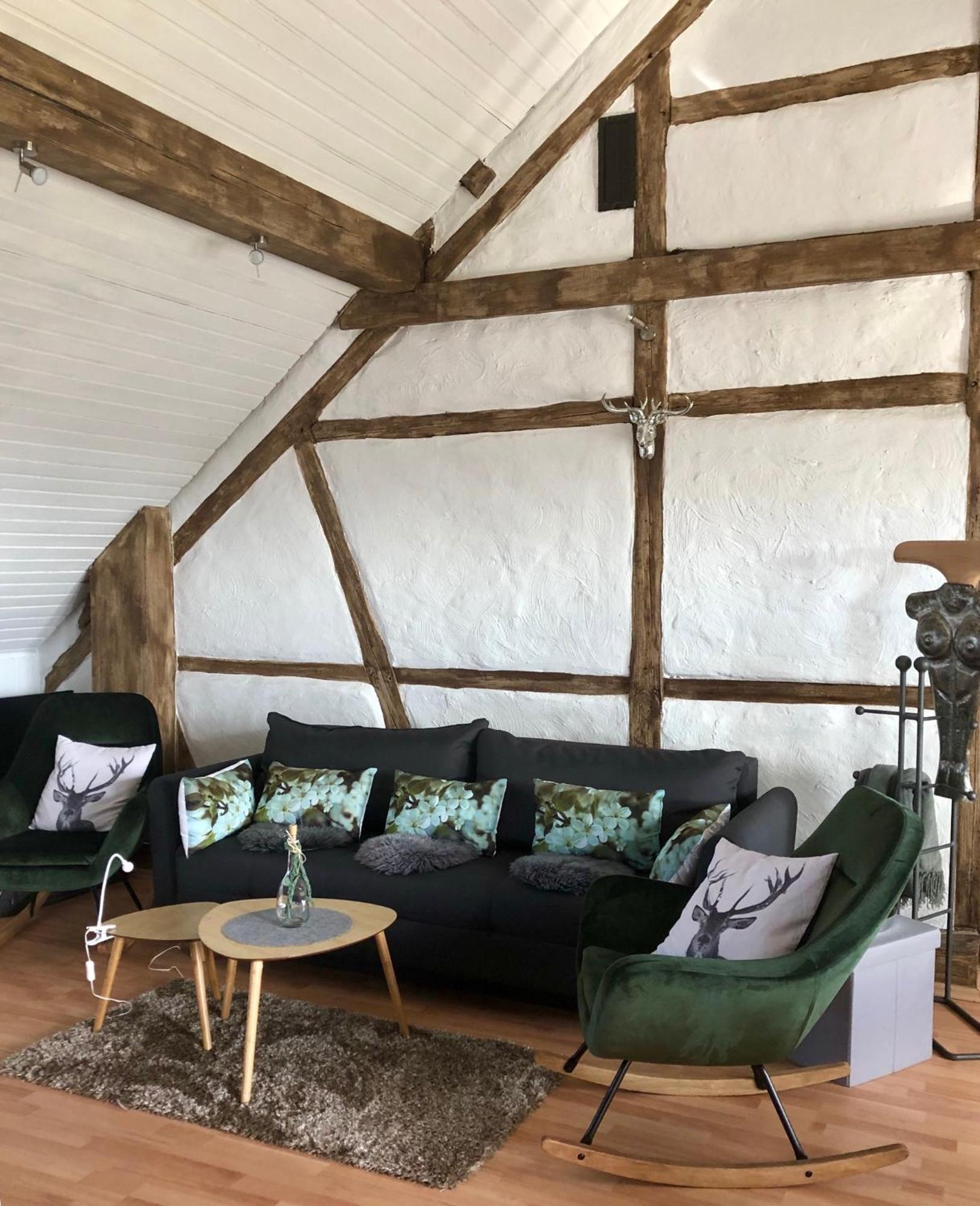 Hof Vierzehnender Im Hohen Venn - 70Qm Fachwerk-Studio - Grosses Wohn-Schlafzimmer Mit Dachterrasse Und Kaminofen - Separate Kueche - Perfekt Fuer Paare - Monschau - Eifel - Hunde Willkommen - Islandpferde Eksteriør billede