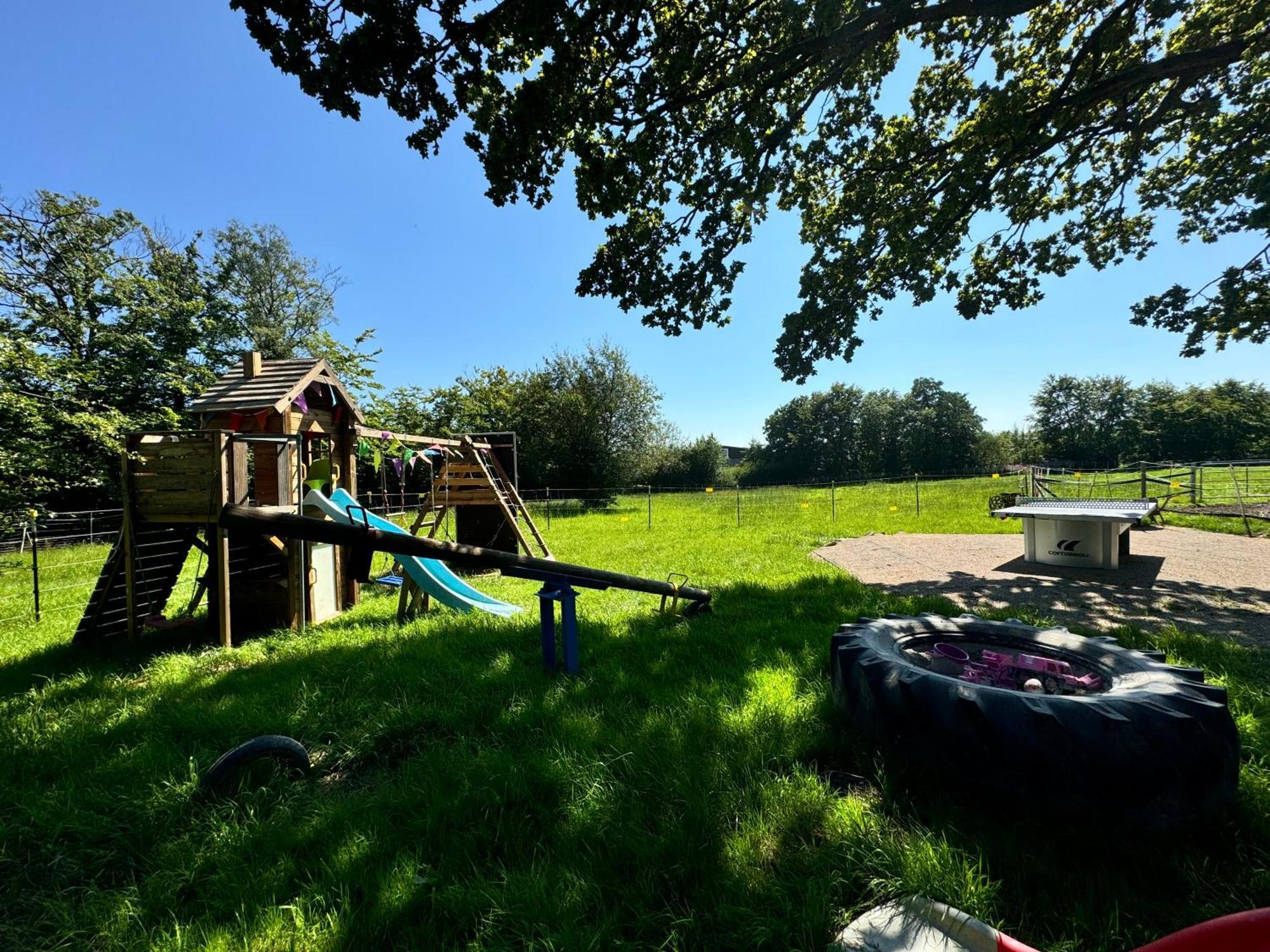 Hof Vierzehnender Im Hohen Venn - 70Qm Fachwerk-Studio - Grosses Wohn-Schlafzimmer Mit Dachterrasse Und Kaminofen - Separate Kueche - Perfekt Fuer Paare - Monschau - Eifel - Hunde Willkommen - Islandpferde Eksteriør billede